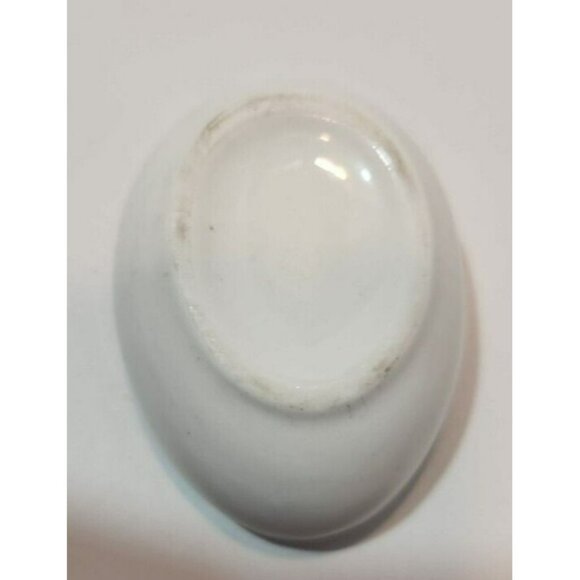 Vtg Golden Crown E&R England Fine Bone China Handpainted Egg Shaped Trinket Box - Picture 9 of 13